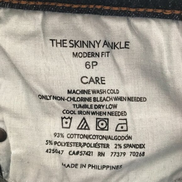 Ann Taylor | Petite Modern Skinny Ankle Jeans 6P - Picture 9 of 12